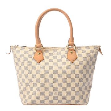 ルイ ヴィトン ダミエアズール サレヤ PM ベージュ ダミエキャンバス レディース バッグ 【中古】【bag】