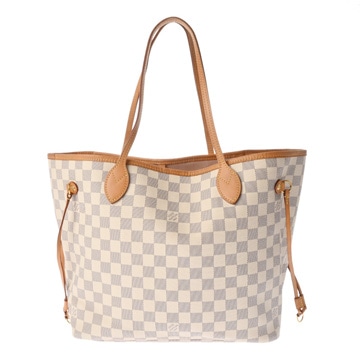 ルイ ヴィトン ダミエアズール ネヴァーフル MM ローズバレリーヌ N41361 ダミエキャンバス レディース バッグ 【中古】【bag】