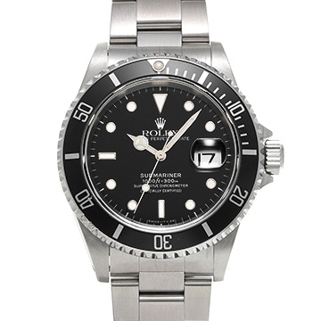 ロレックス サブマリーナ デイト 16610 ブラック メンズ 時計 【中古】【wristwatch】