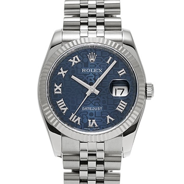 ロレックス デイトジャスト 116234 ブルーコンピュータ メンズ 時計 【中古】【wristwatch】