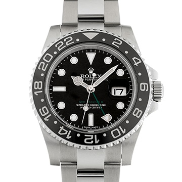 ロレックス GMTマスターII 116710LN ブラック メンズ 時計 【中古】【wristwatch】