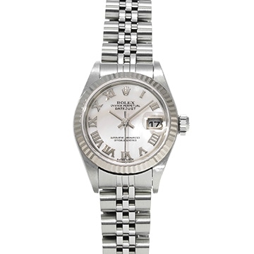 ロレックス デイトジャスト 26 79174NR ホワイトシェル レディース 時計 【中古】【wristwatch】