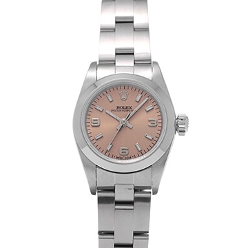 ロレックス オイスターパーペチュアル 67180 ピンク レディース 時計 【中古】【wristwatch】
