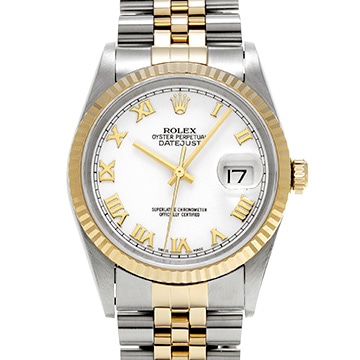 ロレックス デイトジャスト 16233 ホワイト メンズ 時計 【中古】【wristwatch】