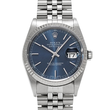 ロレックス デイトジャスト 16234 ブルー メンズ 時計 【中古】【wristwatch】