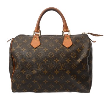 ルイ ヴィトン モノグラム スピーディ 30 マロン M41526 モノグラムキャンバス ユニセックス バッグ 【中古】【bag】