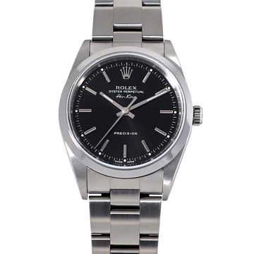 ロレックス エアキング 14000M ブラック メンズ 時計 【中古】【wristwatch】