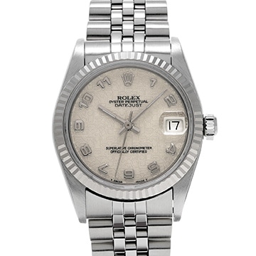 ロレックス デイトジャスト 68274 アイボリーコンピュータ ユニセックス 時計 【中古】【wristwatch】