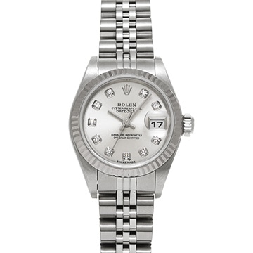 ロレックス デイトジャスト 79174G シルバー/ダイヤモンド レディース 時計 【中古】【wristwatch】