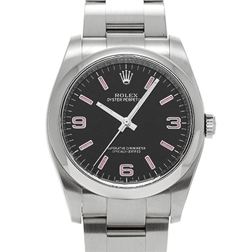 ロレックス オイスターパーペチュアル 116000 ブラック メンズ 時計 【中古】【wristwatch】