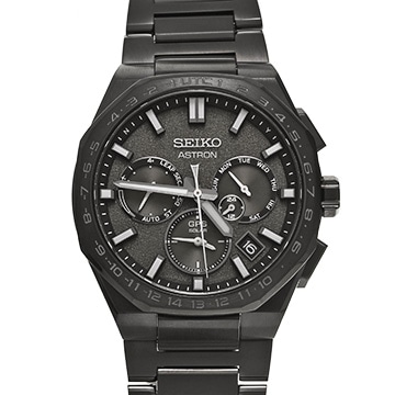 セイコー アストロン バイオハザード デスアイランド SBXC129 ブラック メンズ 時計 【中古】【wristwatch】