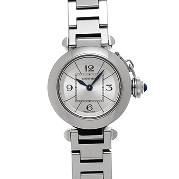 カルティエ ミスパシャ W3140007 シルバー レディース 時計 【中古】【wristwatch】