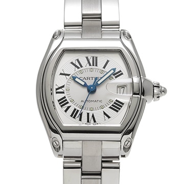 カルティエ ロードスター LM W62000V3 シルバー レディース 時計 【中古】【wristwatch】