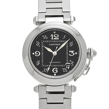 カルティエ パシャC W31043M7 ブラック ユニセックス 時計 【中古】【wristwatch】