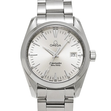 オメガ シーマスター アクアテラ クォーツ 2518.30 シルバー メンズ 時計 【中古】【wristwatch】