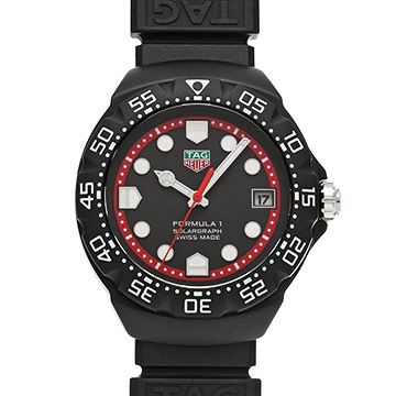 タグ ホイヤー フォーミュラ 1 ソーラーグラフ WBY1114.FT8084 ブラック メンズ 時計 【中古】【wristwatch】