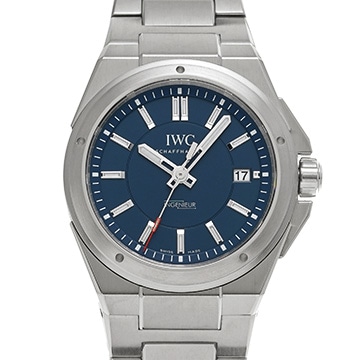 IWC インヂュニア オートマティック ローレウス スポーツフォーグッド IW323909 ブルー メンズ 時計 【中古】【wristwatch】