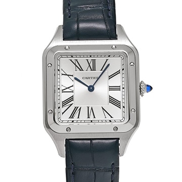 カルティエ サントスデュモン WSSA0085 シルバー メンズ 時計 【中古】【wristwatch】
