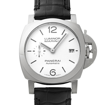 パネライ ルミノール クアランタ PAM01371 ホワイト メンズ 時計 【中古】【wristwatch】