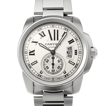 カルティエ カリブル ドゥ カルティエ W7100015 シルバー メンズ 時計 【中古】【wristwatch】