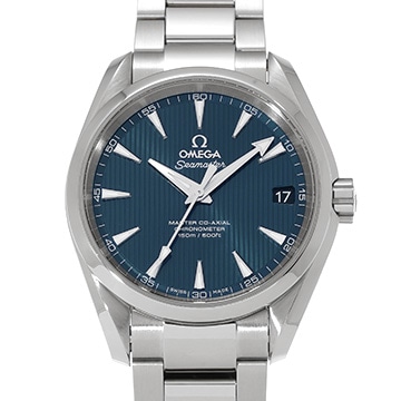 オメガ シーマスター アクアテラ マスターコーアクシャル 231.10.39.21.03.002 ブルー メンズ 時計 【中古】【wristwatch】