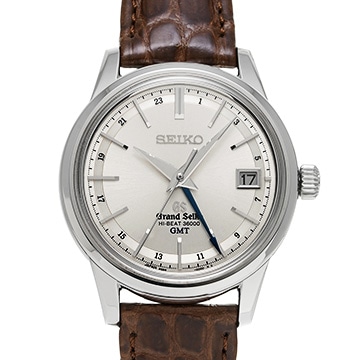 グランドセイコー メカニカル ハイビート 36000 GMT SBGJ017 シルバー メンズ 時計 【中古】【wristwatch】