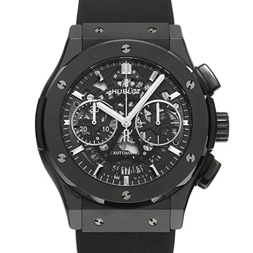 ウブロ クラシック・フュージョン アエロ クロノグラフ ブラックマジック 525.CH.0170.RX スケルトン メンズ 時計 【中古】【wristwatch】