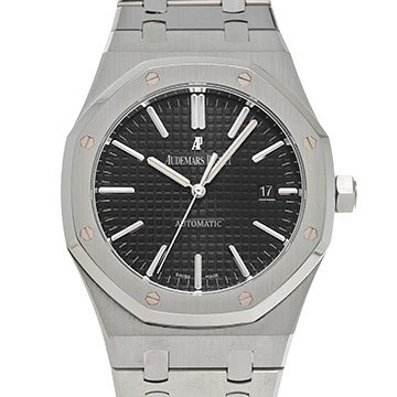 オーデマ ピゲ ロイヤルオーク オートマティック 15400ST.OO.1220ST.01 ブラック メンズ 時計 【中古】【wristwatch】