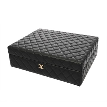 シャネル Sets of 4 Minis Bags BOXケース ブラック/ホワイト AS1949 パテントカーフスキン/キャビアスキン/ツイード/ラムスキン レディース バッグ 【中古】【bag】