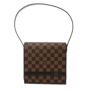 ルイ ヴィトン ダミエ トライベッカ ミニ ブラウン N51162 ダミエキャンバス レディース バッグ 【中古】【bag】