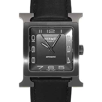 エルメス Hウォッチ HH5.841.330 グレー メンズ 時計 【中古】【wristwatch】