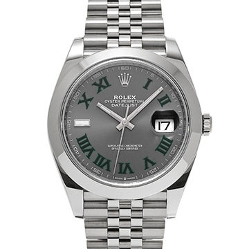 ロレックス デイトジャスト 41 126300 スレートグレー メンズ 時計 【中古】【wristwatch】