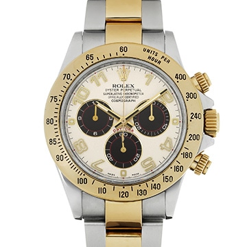 ロレックス コスモグラフ デイトナ 116523 アイボリー/ブラック メンズ 時計 【中古】【wristwatch】