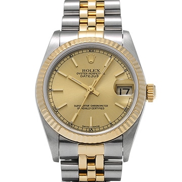 ロレックス デイトジャスト 78273 シャンパン ユニセックス 時計 【中古】【wristwatch】