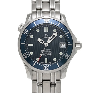 オメガ シーマスター 300 デイト 2551.80 ブルー メンズ 時計 【中古】【wristwatch】