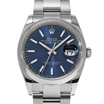 ロレックス デイトジャスト 36 126200 ブライトブルー メンズ 時計 【中古】【wristwatch】