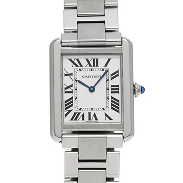 カルティエ タンク ソロ SM W5200013 シルバー レディース 時計 【中古】【wristwatch】