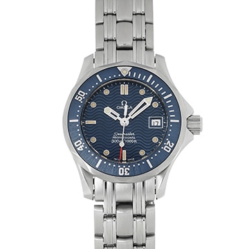 オメガ シーマスター 300 2583.80 ブルー レディース 時計 【中古】【wristwatch】