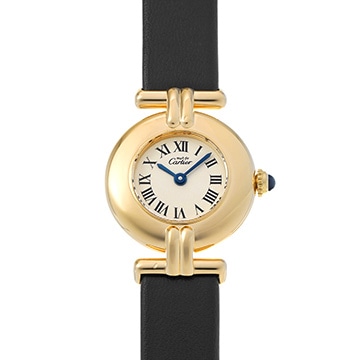 カルティエ マスト コリゼ  ヴェルメイユ SM 590002 アイボリー レディース 時計 【中古】【wristwatch】