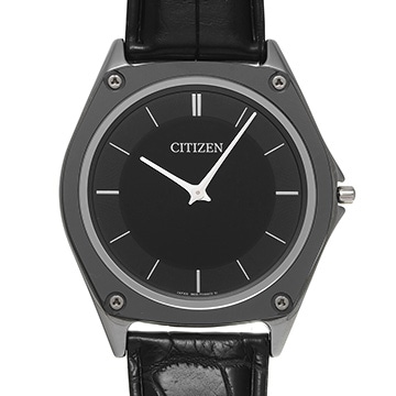シチズン エコ・ドライブ ワン AR5044-03E ブラック メンズ 時計 【中古】【wristwatch】