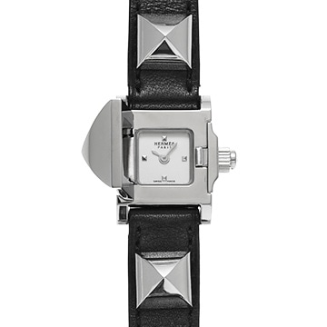 エルメス ミニ メドール ME2.110 シルバー レディース 時計 【中古】【wristwatch】