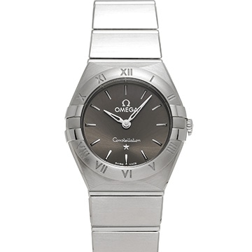 オメガ コンステレーション クォーツ 131.10.25.60.06.001 グレー メンズ 時計 【中古】【wristwatch】