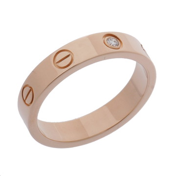 カルティエ ミニラブリング #51 1PD ゴールド K18ピンクゴールド PG レディース ジュエリー 【中古】【jewelry】