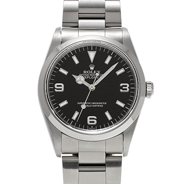 ロレックス エクスプローラー 14270 ブラック メンズ 時計 【中古】【wristwatch】