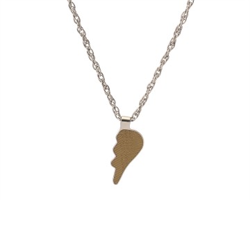 エルメス ボンヴォヤージュネックレス ブラック/ドレ/シルバー金具 バッファローホーン/メタル/ラッカー レディース ジュエリー 【未使用】【jewelry】