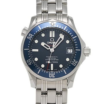 オメガ シーマスター ダイバー300 コーアクシャル 2222.80 ブルー メンズ 時計 【中古】【wristwatch】