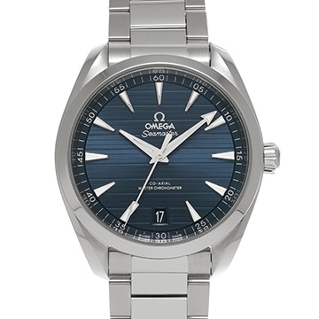 オメガ シーマスター アクアテラ コーアクシャル 220.10.41.21.03.004 ブルー メンズ 時計 【中古】【wristwatch】
