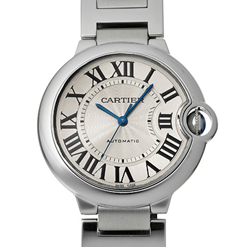 カルティエ バロンブルー ドゥ カルティエ 36mm W6920046 シルバー ユニセックス 時計 【中古】【wristwatch】