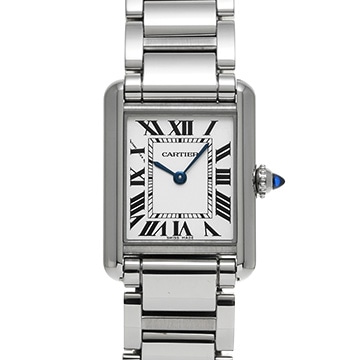カルティエ タンク マスト SM WSTA0051 シルバー レディース 時計 【中古】【wristwatch】