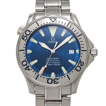 オメガ シーマスター プロフェッショナル 300 2255.80 ブルー メンズ 時計 【中古】【wristwatch】